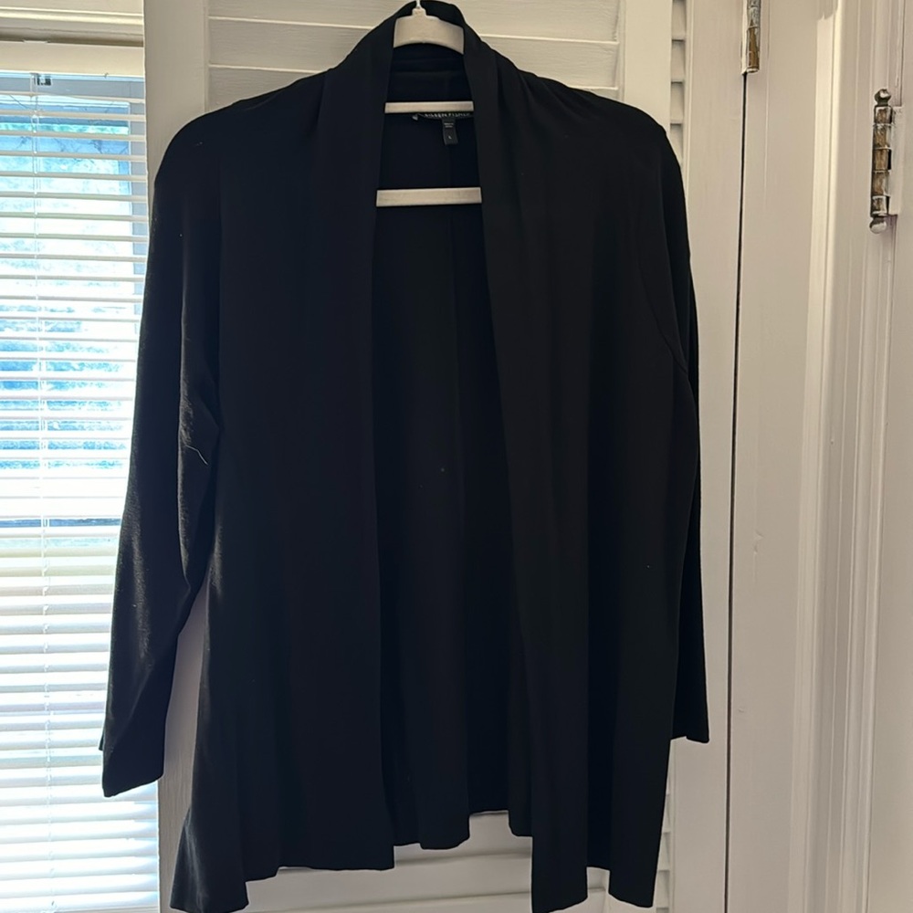 Eileen Fisher open cardigan
